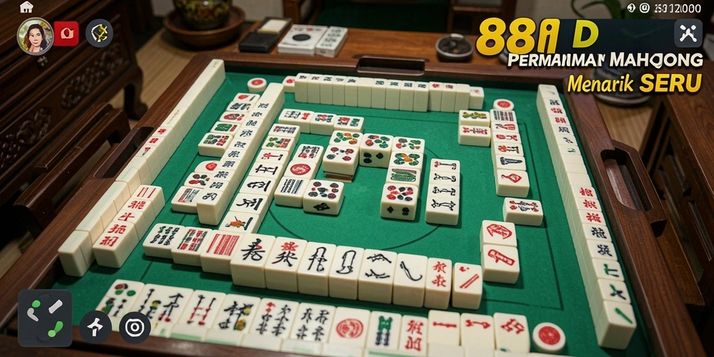 Screenshot gameplay 88ID menampilkan ubin Mahjong yang berwarna-warni dan tantangan menarik.