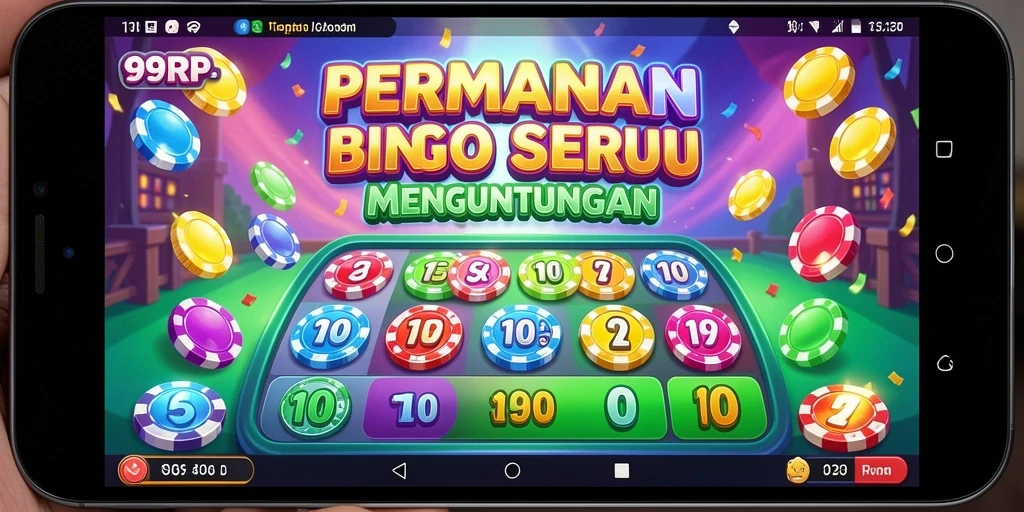 Tampilan gameplay seru di <strong>99RP</strong> dengan kartu Bingo yang menarik.