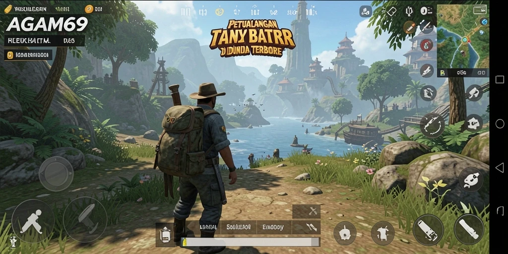 Tampilan menarik dari gameplay Open World di AGAM69