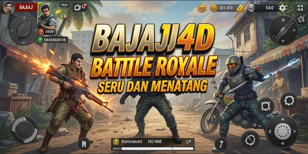 Tangkapan layar gameplay seru dari BAJAJ4D menunjukkan aksi Battle Royale.