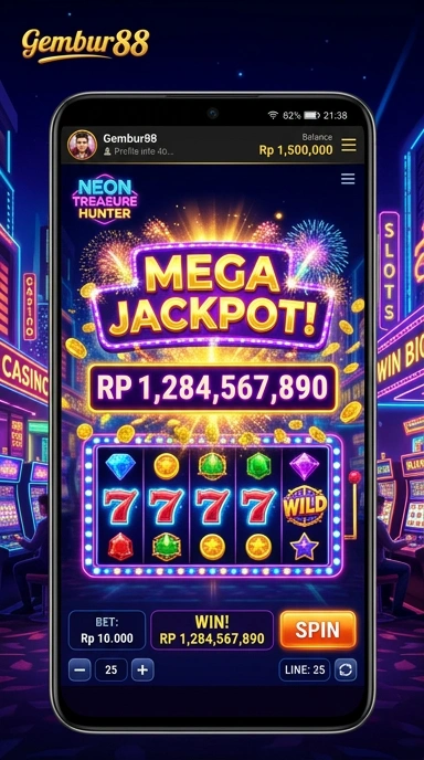 Tampilan aplikasi gembur88 dengan navigasi yang mudah.